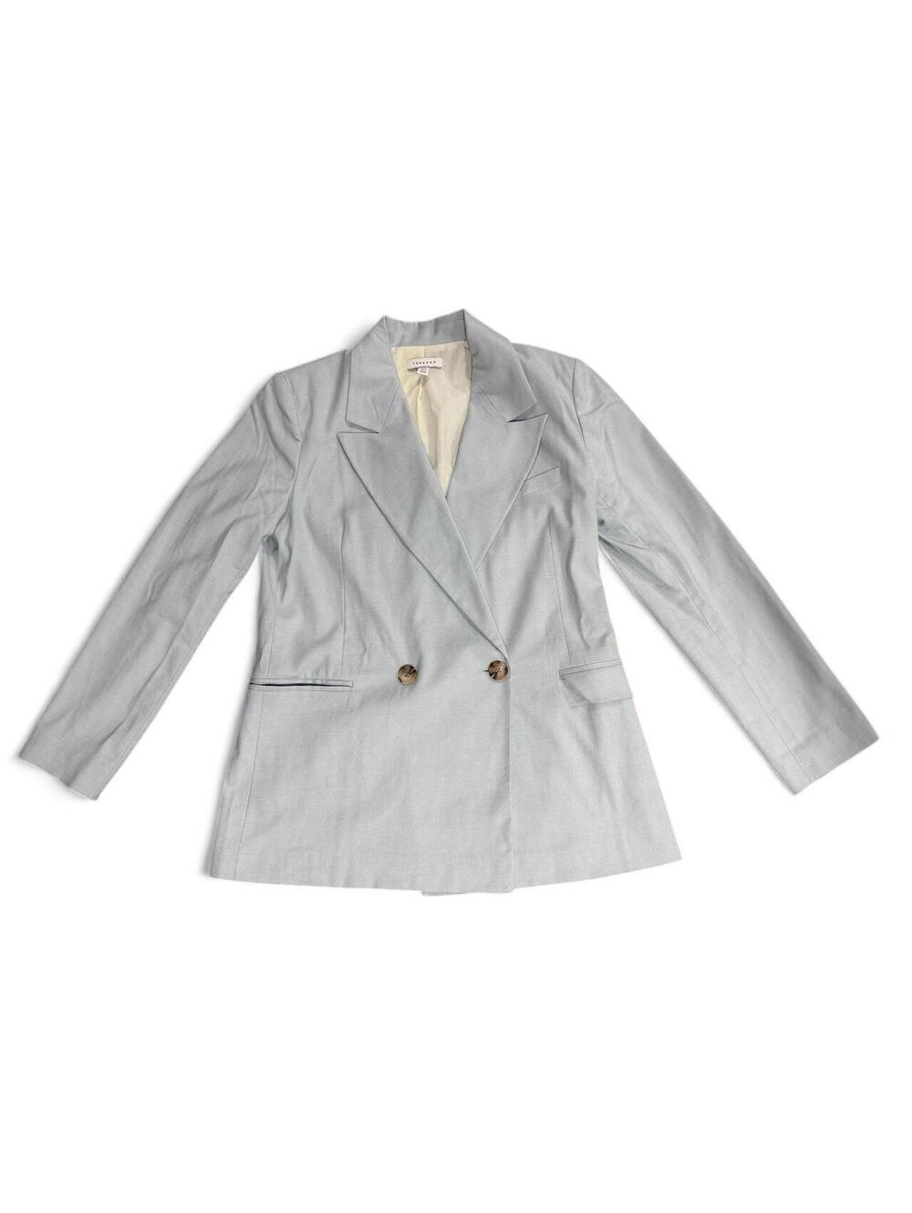 Topshop Women's Blue Jacket